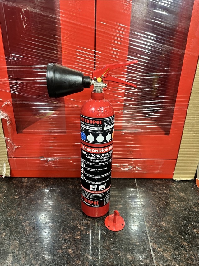 Yangın 2 Kg Karbondiyoksit Yangın Tüpü , Yangın
