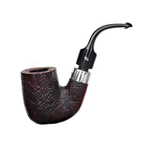 Peterson Pub Pipe Sandblasted 9mm. Filtreli Akrilik Saplı Pipo 206601
