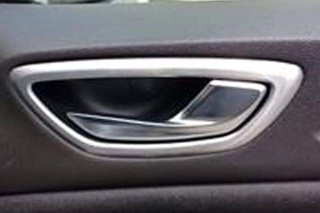 Renault Megane 4 Sedan Krom İç Kapı Kolu Çerçevesi Taşlı 4 Parça