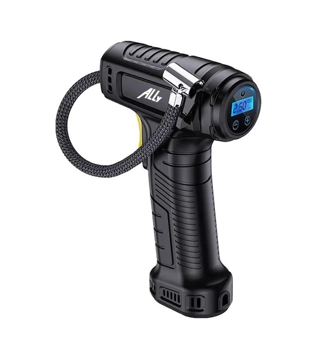 Ally 120w Kablosuz Basınç Göstergeli Mini Hava Popmpası Kompresörst-5007c- 5775 Renk: Siyah