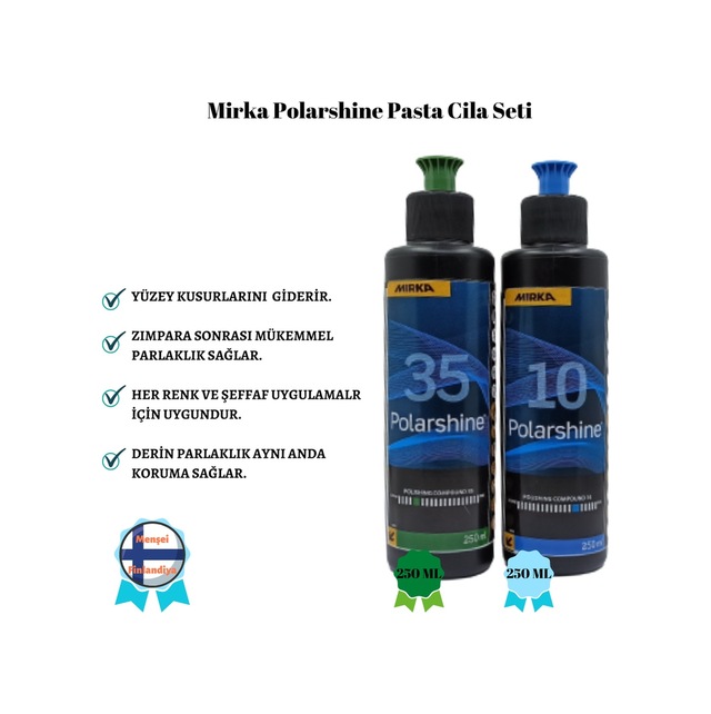 Pasta Cila Seti Epoksi Parlatma Seti 250 ML + 250 ML