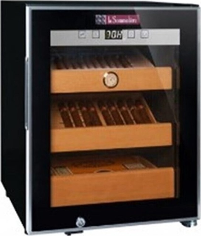 La Sommeliere Cıg251 Humidor 3 Bölmeli Puro Saklama Dolabı (200 P