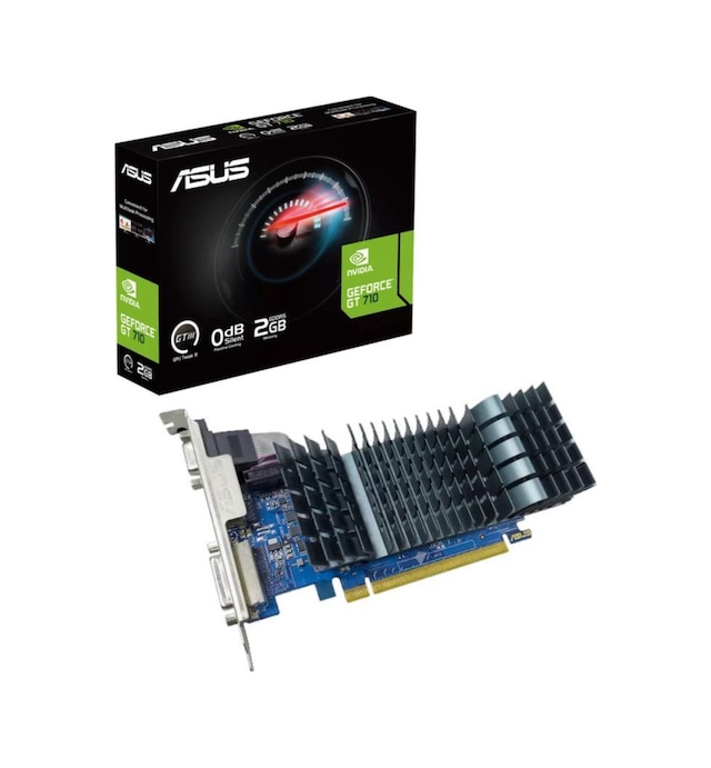 Asus NVIDIA GeForce GT 710 GT710-SL-2GD5-BRK-EVO 2 GB GDDR5 64 Bit Ekran Kartı