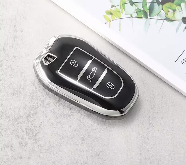 Gma Keys Opel Grandland Corsa F Kasa Astra H Anahtar Kılıfı Sustasız Model Siyah/gümüş