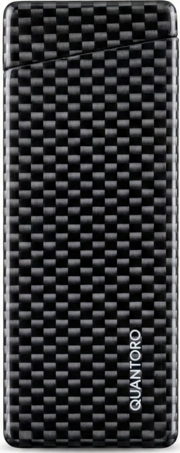 Quantoro Tek Torch Pürmüz Karbon Desenli Metal Puro Çakmağı - Trz1014