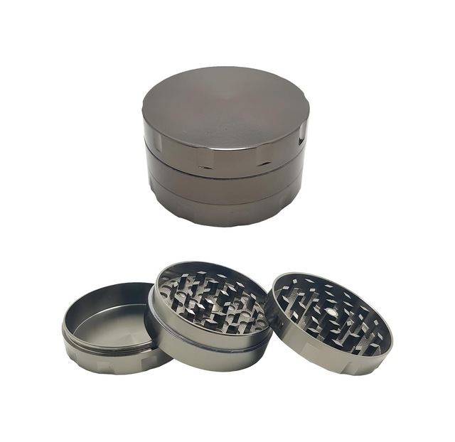 Gri 55 Mm. Tütün Baharat Herbal Öğütücüsü Parçalayıcı Rb88gr