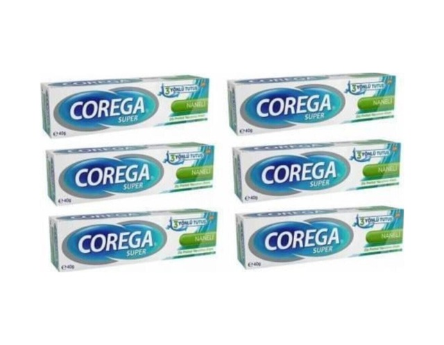 Super Protez Yapıştırıcı Naneli Krem 40gr X 6adet