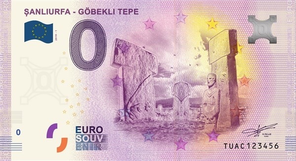 0 Euro Hatıra ve Koleksiyon Parası -Göbeklitepe 2019
