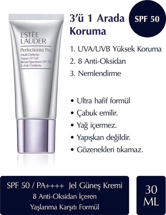 Estee Lauder Perfectionist Pro SPF50/PA++++ 8 -Oksidan İçeren  Karştı 30 ML