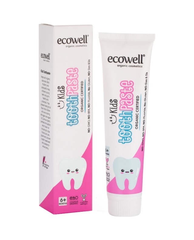 Ecowell Organik Çocuk Diş Macunu 6+ 75 G