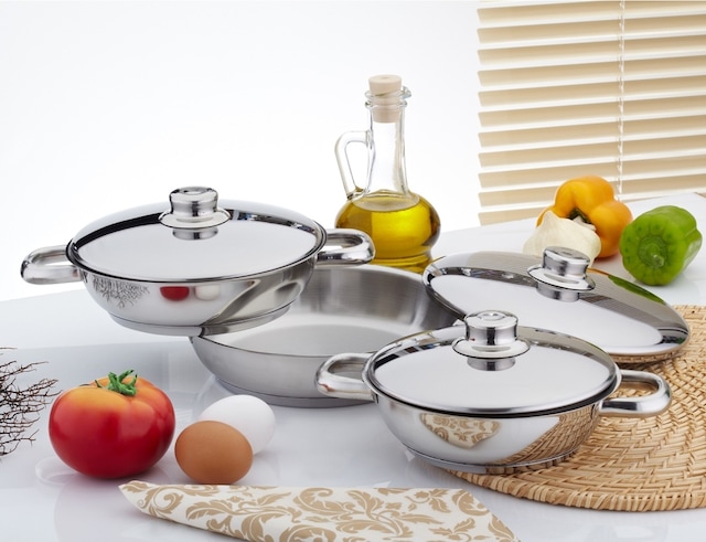 Gülsan Çelik Kapak 6 Parça Omlet Set