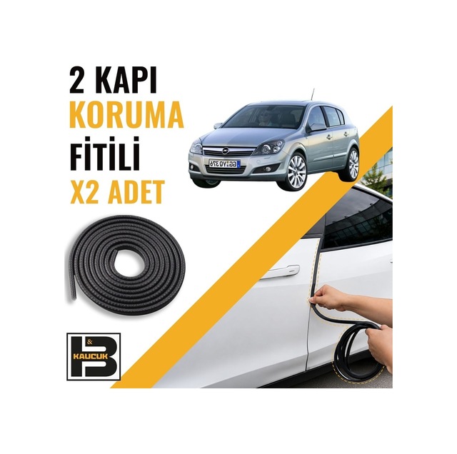 Opel Astra H Hatchback Kapı Koruma Fitili-iki Kapı-siyah-bm1208
