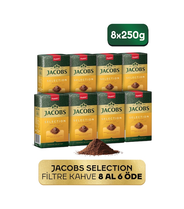 Jacobs Selection Filtre Kahve 8 x 250 G