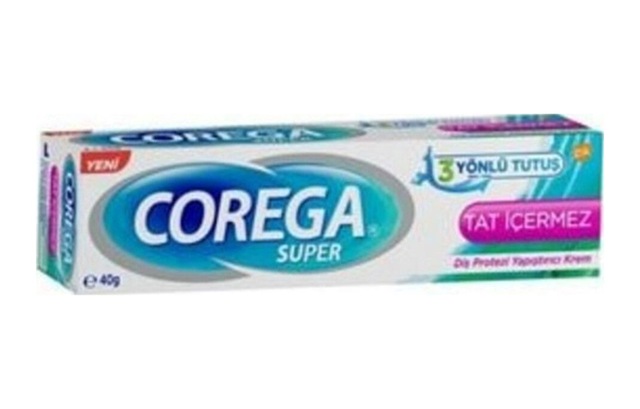 Gün Boyu Güçlü Tutuş Diş Protez Yapıştırıcı Tat Içermez Krem 40 Gr 2 Adet