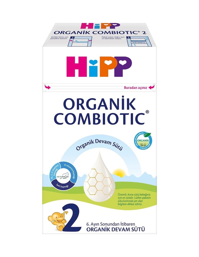 Hipp Organik Combiotic 2 Devam Sütü 600 G