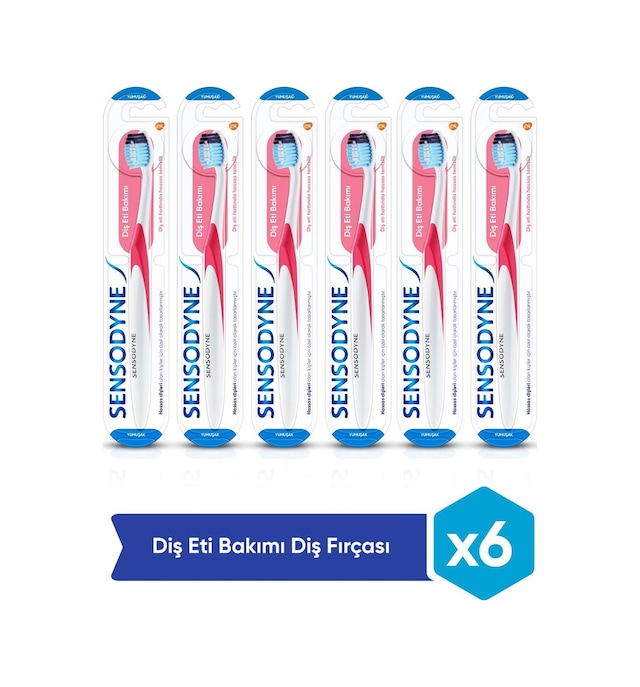 Sensodyne Diş Eti Bakımı Yumuşak Diş Fırçası 6'lı