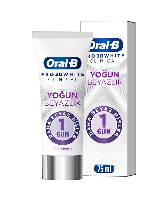 Oral-B Pro 3D White Clinical Yoğun Beyazlık Diş Macunu 75 ML