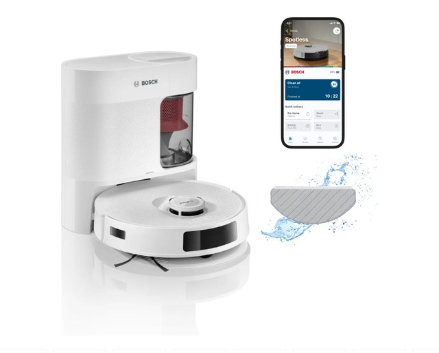 Bosch BCRD2W Spotless Advanced+ Robot Süpürge Beyaz