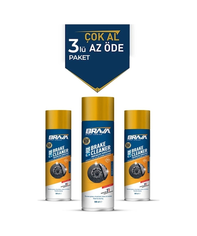 C900 Balata Temizleyici Genel Temizlik Spreyi 3 Adet