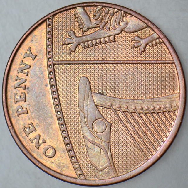 Birleşik Krallık 1 Penny 2016 Kraliçe Iı. Elizabeth-ingiltere.