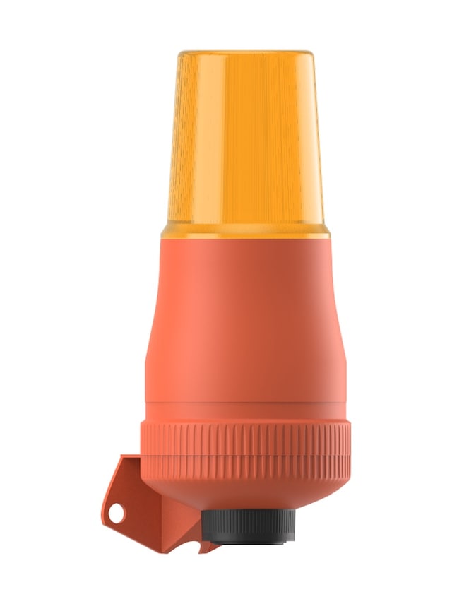 Mesan E14 Yanıp Sönen Ampul Buzzer Turuncu 24vdc Ms 4805.3.24vdc