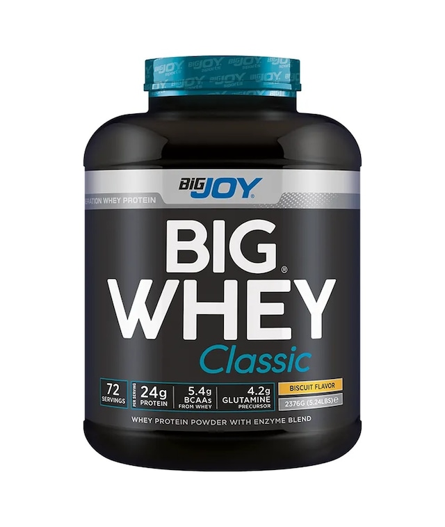 Bigjoy BIGWHEY Whey Protein Classic 2376g 72 Servis Bisküvi