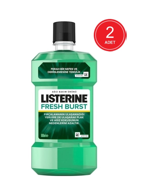 Listerine Fresh Burst Ağız Bakım Suyu 2 x 500 ML