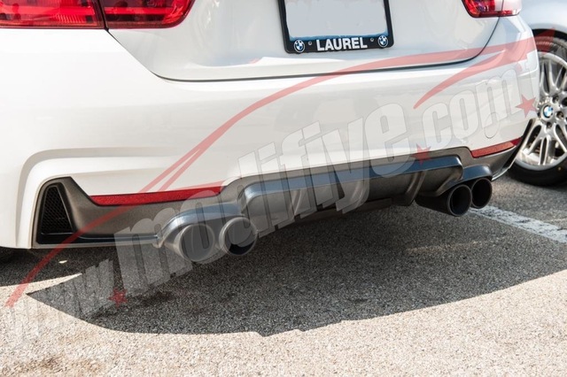 Bmw 4 Serisi Difüzör Bmw F32 Difüzör M Performance Mat Siyah