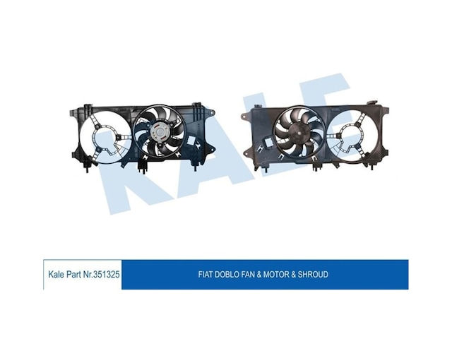 51755589 Fan Motor - Davlumbaz Klımasız Fıat: Doblo 1.3jtd 1.9jtd Tek Motorlu Euro Iıı