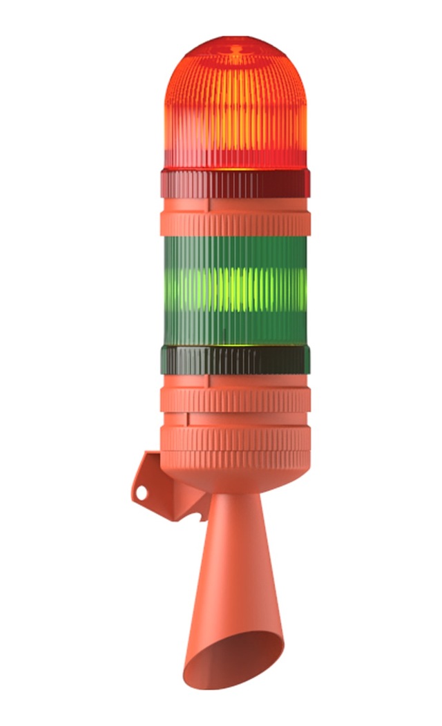 Mesan Ms 5836.1.2.12-24vac/dc 2 Kat Led Multifonksiyon 2 Ses Borulu Elektronik Siren