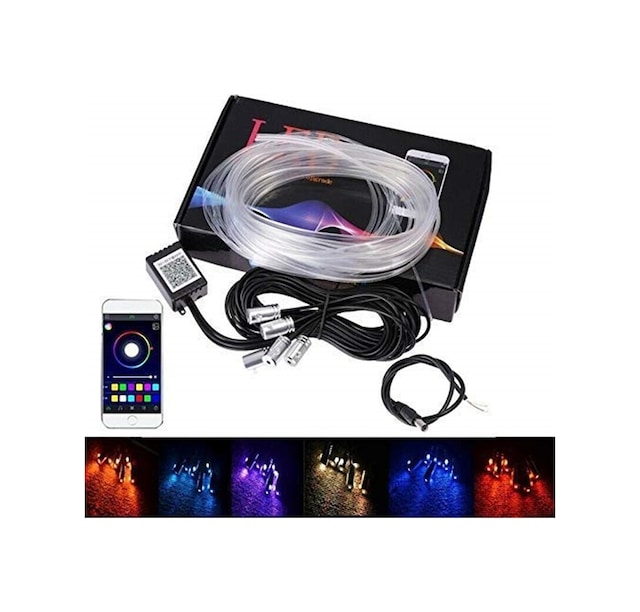Araç Içi Atmosfer Ambiyans Led Neon Ip Led Rgb App Kontrollü