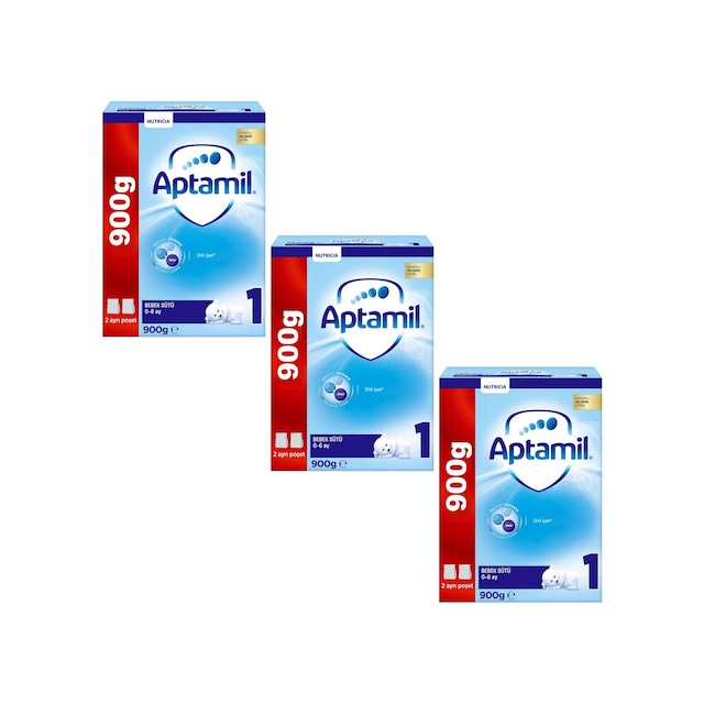 Aptamil 1 Bebek Sütü 900 G  3 Adet