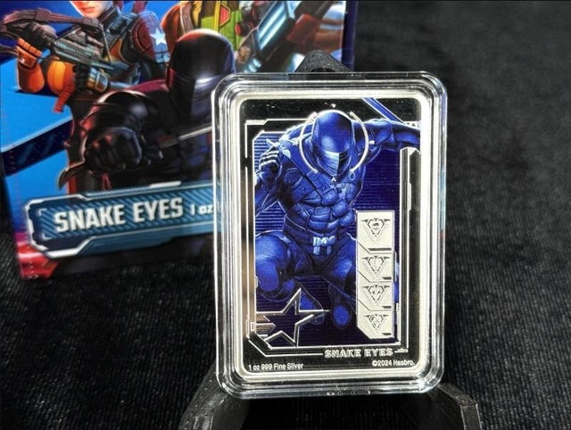 Niue 2 Dollars 2024 Snake Eyes G.ı. Joe: A Real American Hero