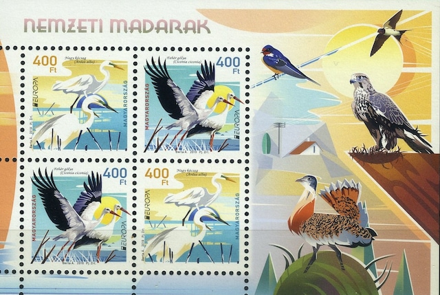 Koleksiyon Pulları, 2019 Yerel Kuşlar Özel Blok,macaristan,damgasız,tam Seri,n11-68 Teşhir Ürün