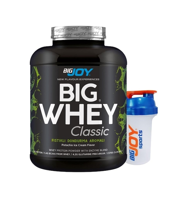 Bigjoy Sports Big Whey Classic Whey Protein Antep Fıstıklı Dondurma 72 Servis 2376gr Protein Tozu
