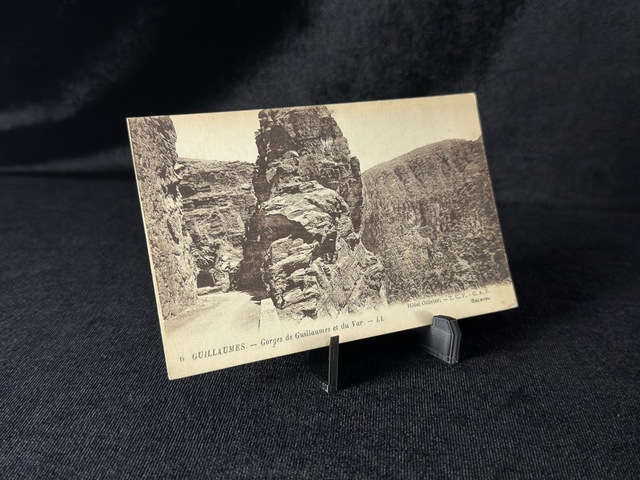 Fransa Vintage Kartpostal Hotel Ollivier.t. C. F.c.a.f. Guıllaumes. Gorges De Guillaumes Et Du Var. Ll Teşhir Ürün