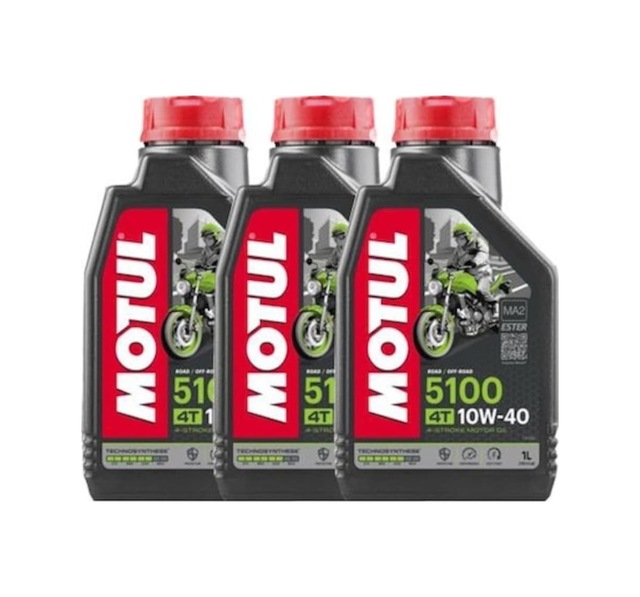 Motul 5100 4t 10w-40 1 Litre X 3adet Motosiklet Motor Yağı - 0781387029364