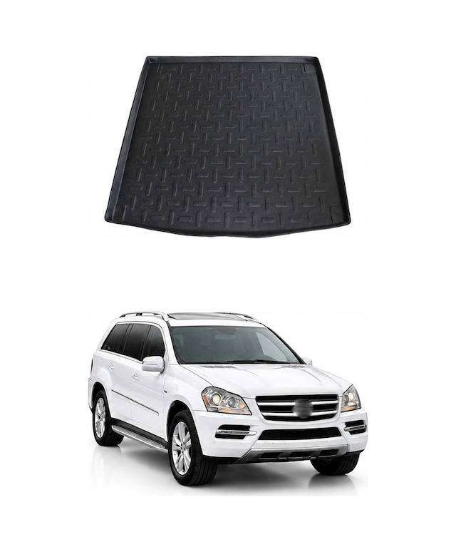 Mercedes Ml Serisi W164 2006-2009 Arası Uyumlu Araca Özel Kauçuk Tpe Bagaj Havuzu Siyah