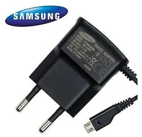 Samsung Şarj Aleti Cihazı Kendinden Kablolu Micro Usb Senalstore - Siyah