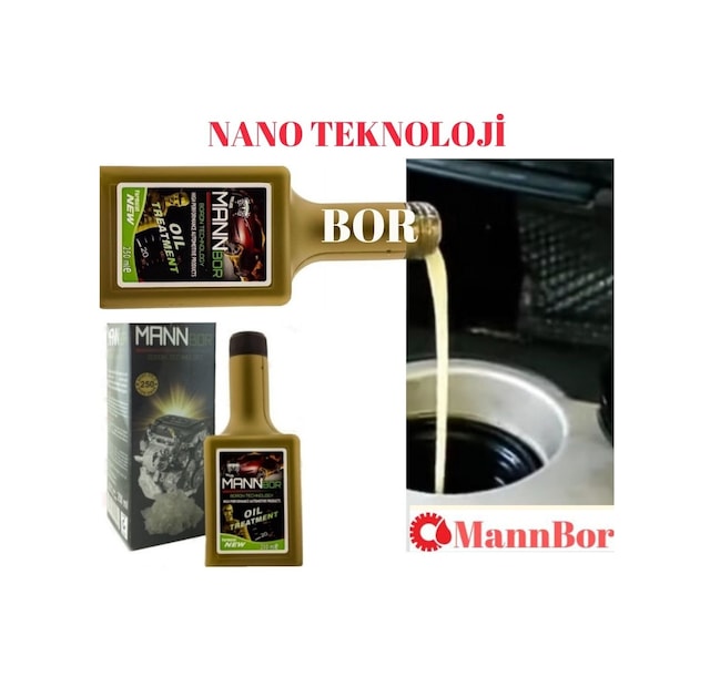 Mannbor Nano Teknolojili Motor Koruyucu Bor Yağ Katkısı 250Ml