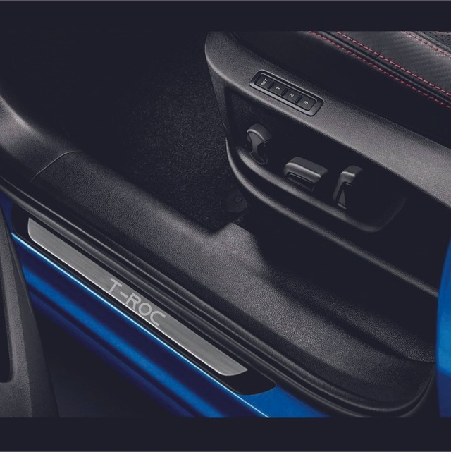 Volkswagen T-roc Tüm Modeller Old Krom Kapı Eşiği 4 Parça Paslanmaz Çelik