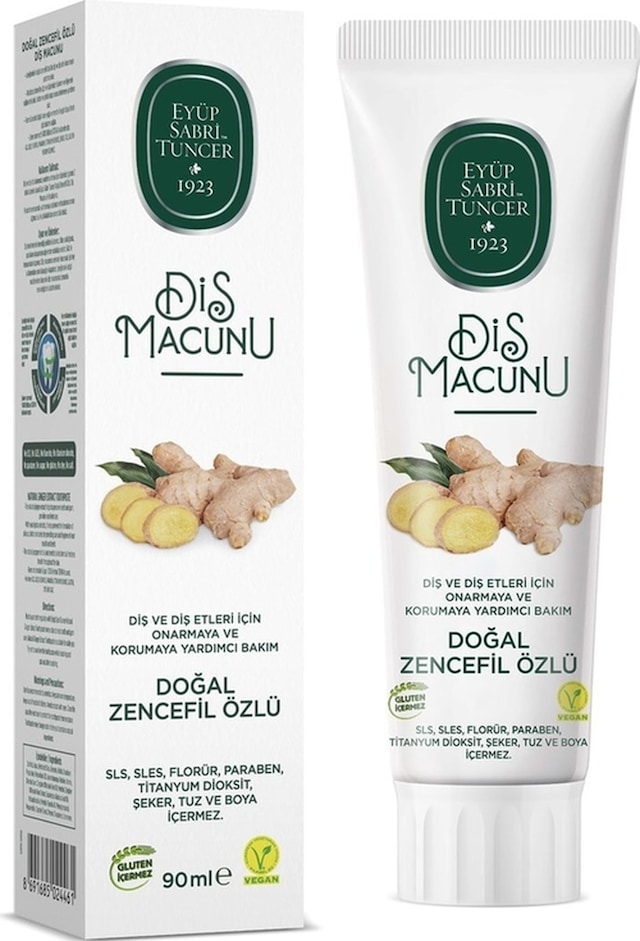 Eyüp Sabri Tuncer Doğal Zencefil Özlü Diş Macunu 90 ML