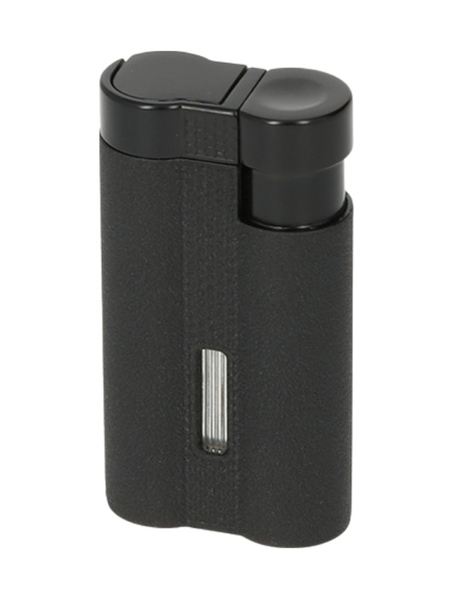 Parmida 3 Torch Pürmüz Gümüş Siyah Puro Çakmağı - Tr9206