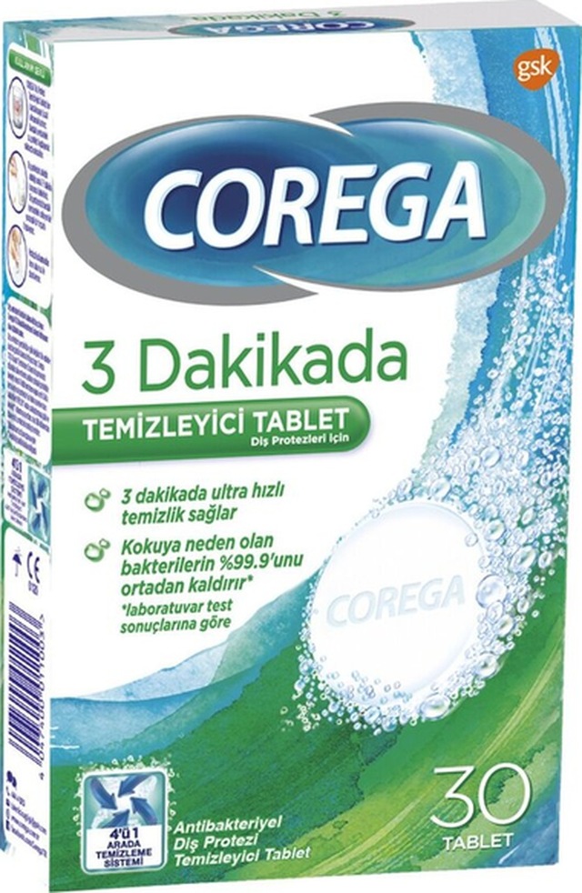 Diş Protezi Temizleyici Tablet 30'lu