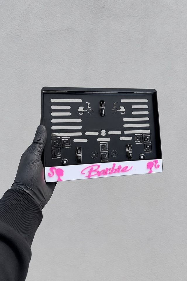 Barbie Motor Plakalık G010