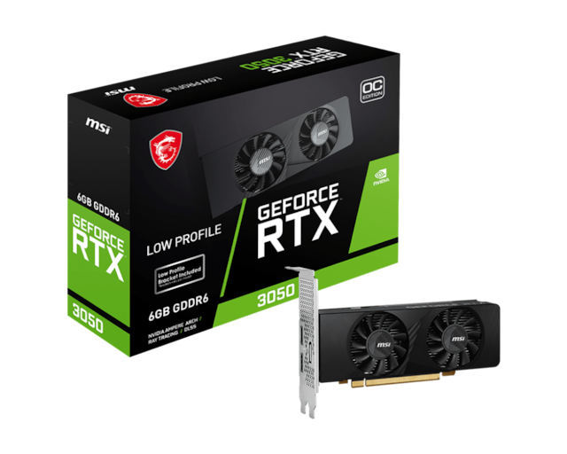 MSI RTX 3050 LOW PROFILE OC