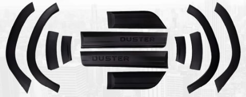 M.k.m. Dacıa Duster Uyumlu 2018-2024 Abs Damalı Dodik Seti 12 Parça Siyah