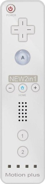 Wii 2 In 1 Remote + Nunchuk Controller Motion Plus