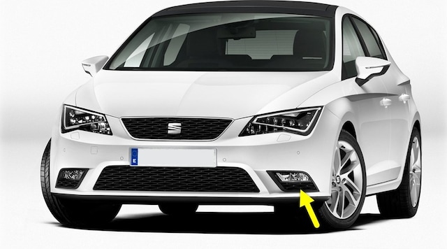 Seat Leon MK3 2013-16 Ön Tampon Sol Sis Farı Çerçevesi 5F0853665A