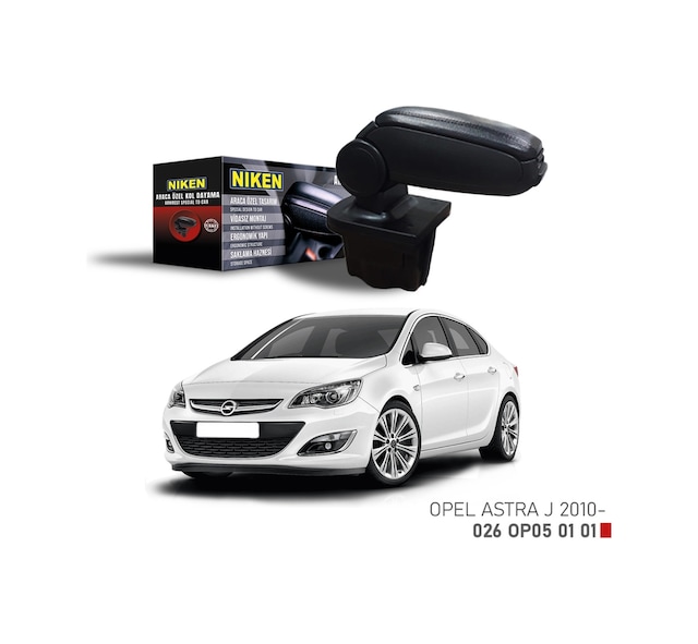 Niken Araca Özel Kolçak Opel Astra J 2010 - Siyah